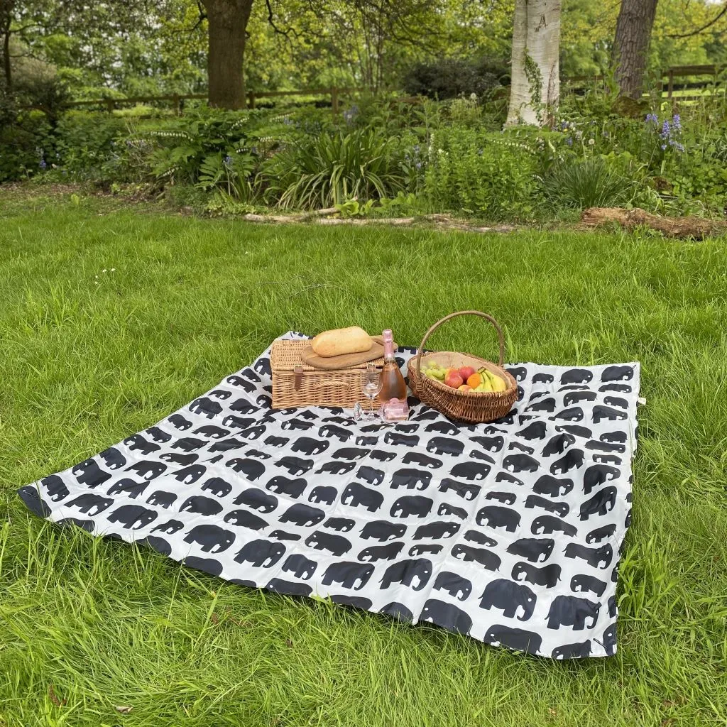Picnic Blanket - GOLD GEOMETRIC