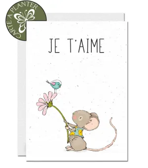 Plantable Anniversary Card - Mouse