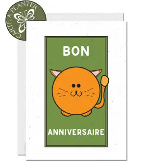 Plantable Birthday Card - Cat