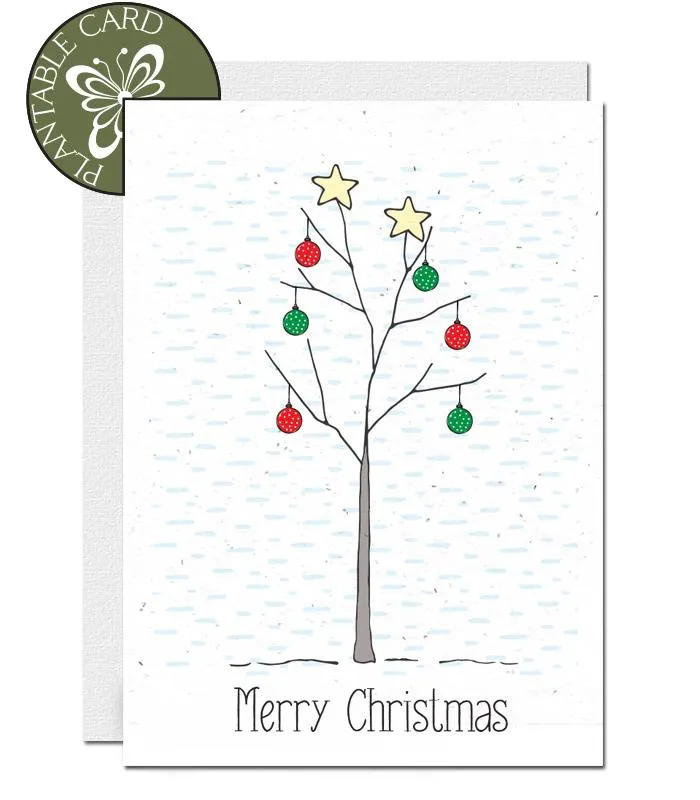 Plantable Christmas Card - Christmas Tree