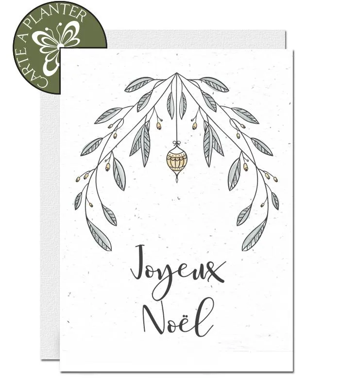 Plantable Christmas Card - Mistletoe