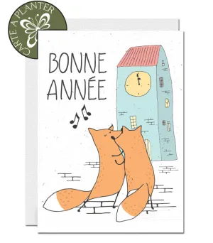 Plantable New Year Card - Midnight Dance