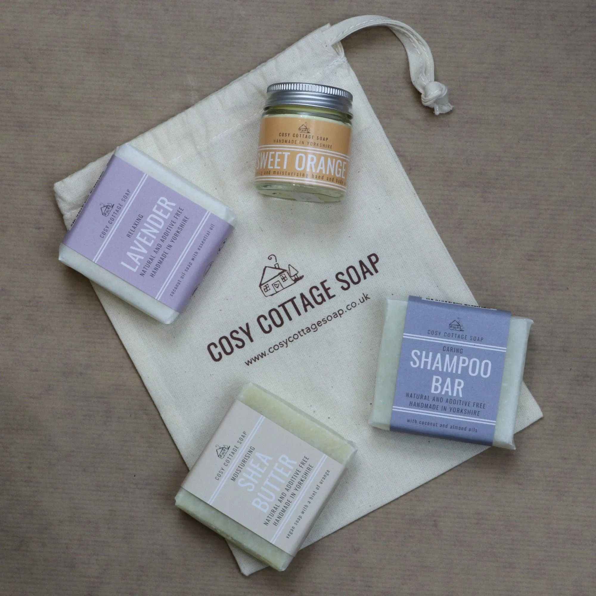 Plastic & Palm Oil Free Bath/Haircare Set