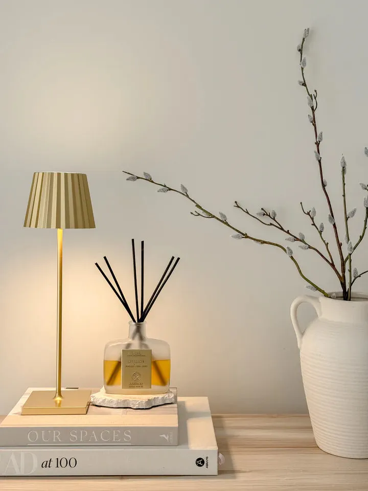 Plisse Luxurious Cordless Table Lamp