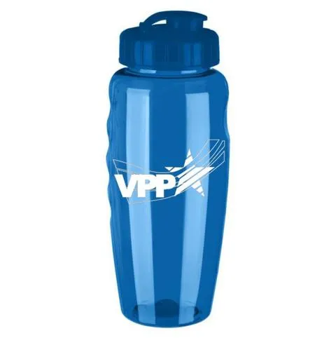 Poly Clear Gripper Bottle w/OSHA Logo - #401266
