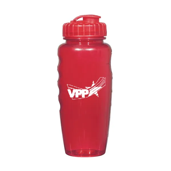 Poly Clear Gripper Bottle w/OSHA Logo - #401266