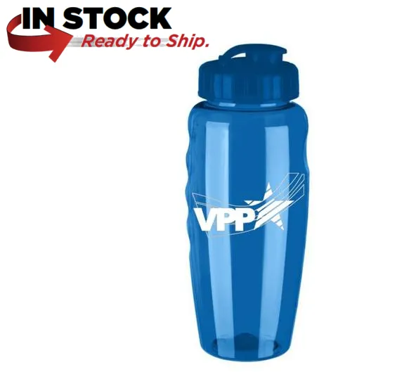 Poly Clear Gripper Bottle w/OSHA Logo - #401266