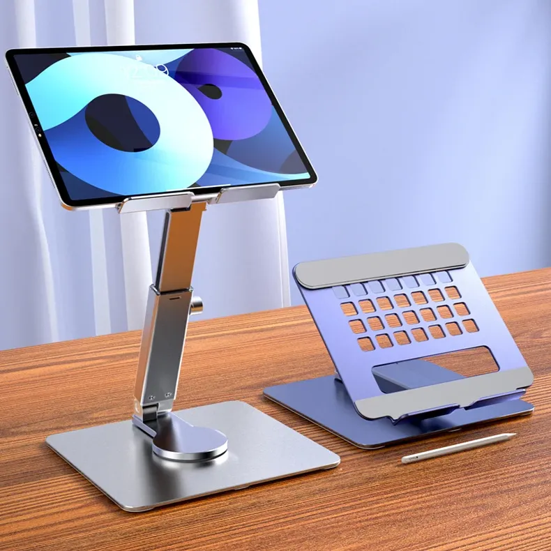 Portable Telescopic Rotary Desktop Folding Tablet Stand 01000920