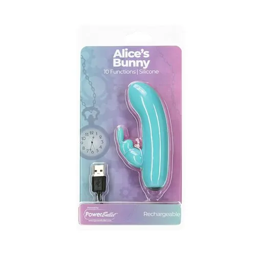 Power Bullet Alices Bunny 4in 10 Function Bullet