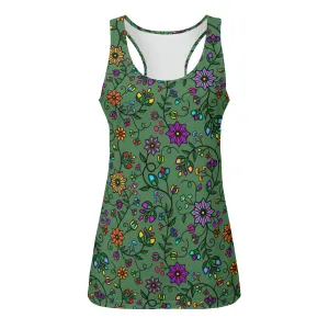 Prairie Paintbrush Sage Eco-friendly Women's Tank Top