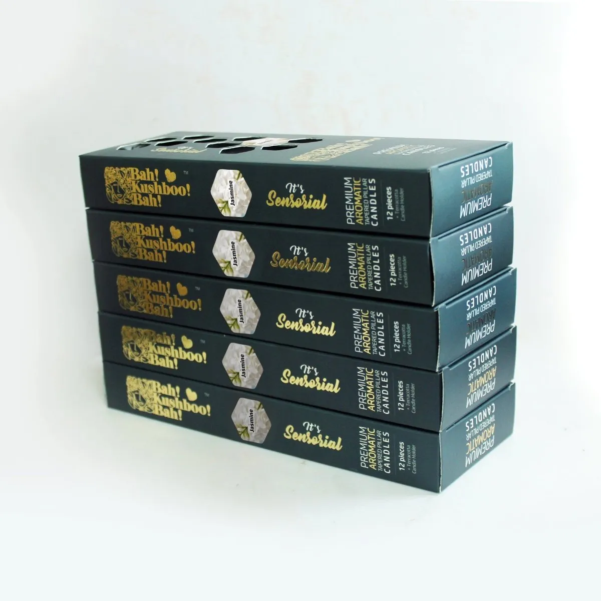 Premium Perfumed Soywax Candles- Set Of 60 (Jasmine)