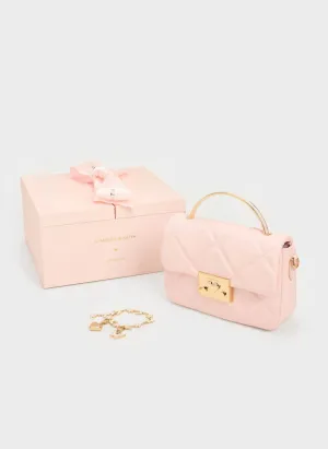 Quilted Boxy Top Handle Bag