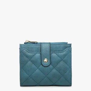 QUILTED ZIP TOP WALLET