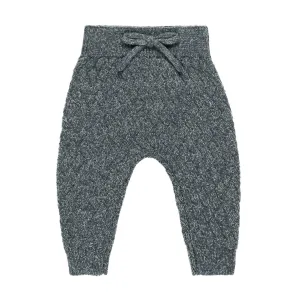 Quincy Mae - Knit Pant - Heathered Indigo