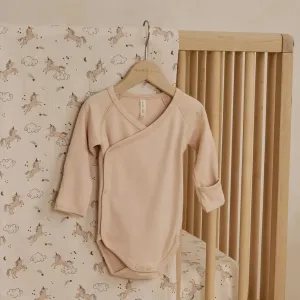 Quincy Mae - Organic Side-Snap Bodysuit - Shell