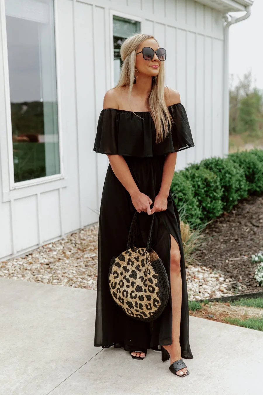 "ALWAYS AN ORIGINAL" LEOPARD STRAW BAG