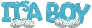 "It's A Boy" Airloonz Balloon Bunch