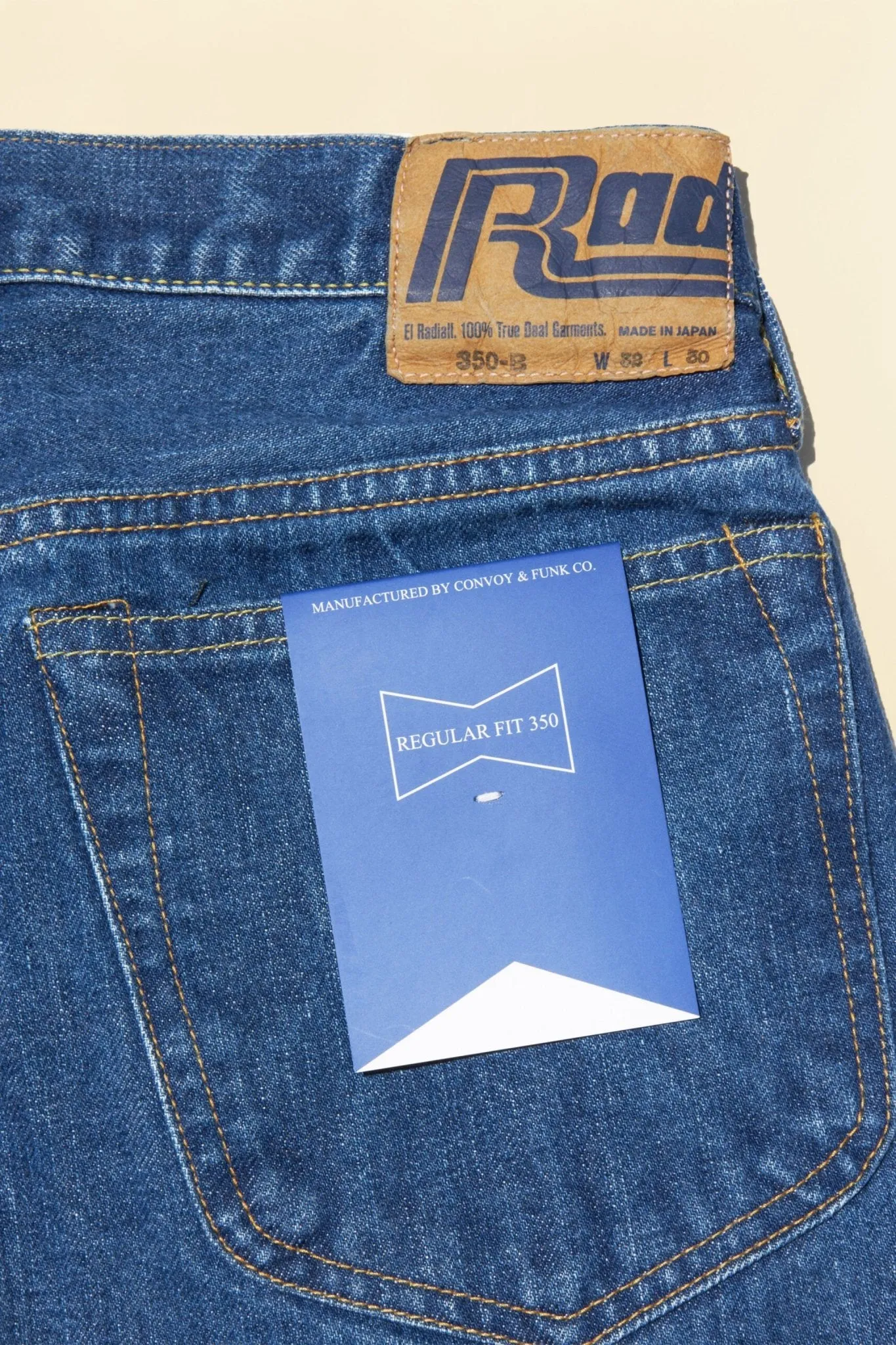 Radiall 350B Straight Fit Denim - Light Wash