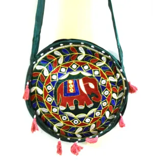 Rajasthani Designer Smart Sling Round Bag