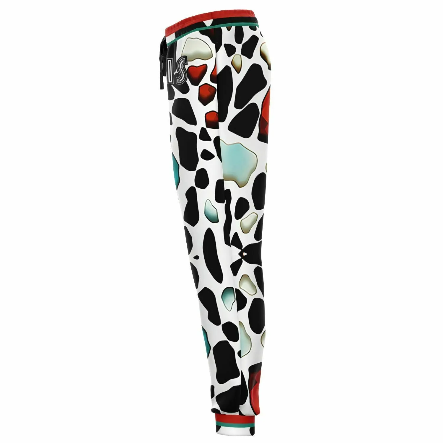 Red Jeweled Cow Eco-Poly Unisex Jogger