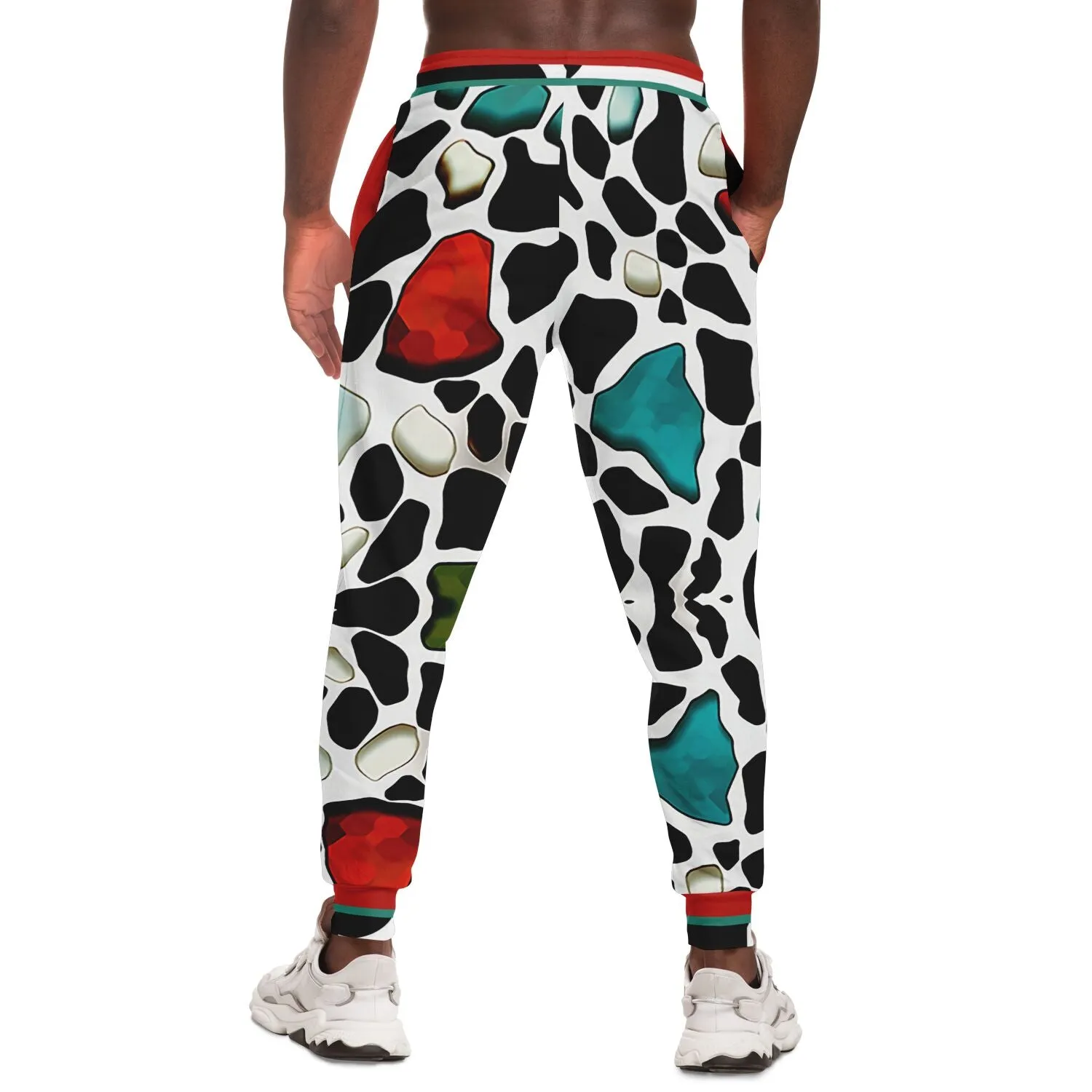 Red Jeweled Cow Eco-Poly Unisex Jogger