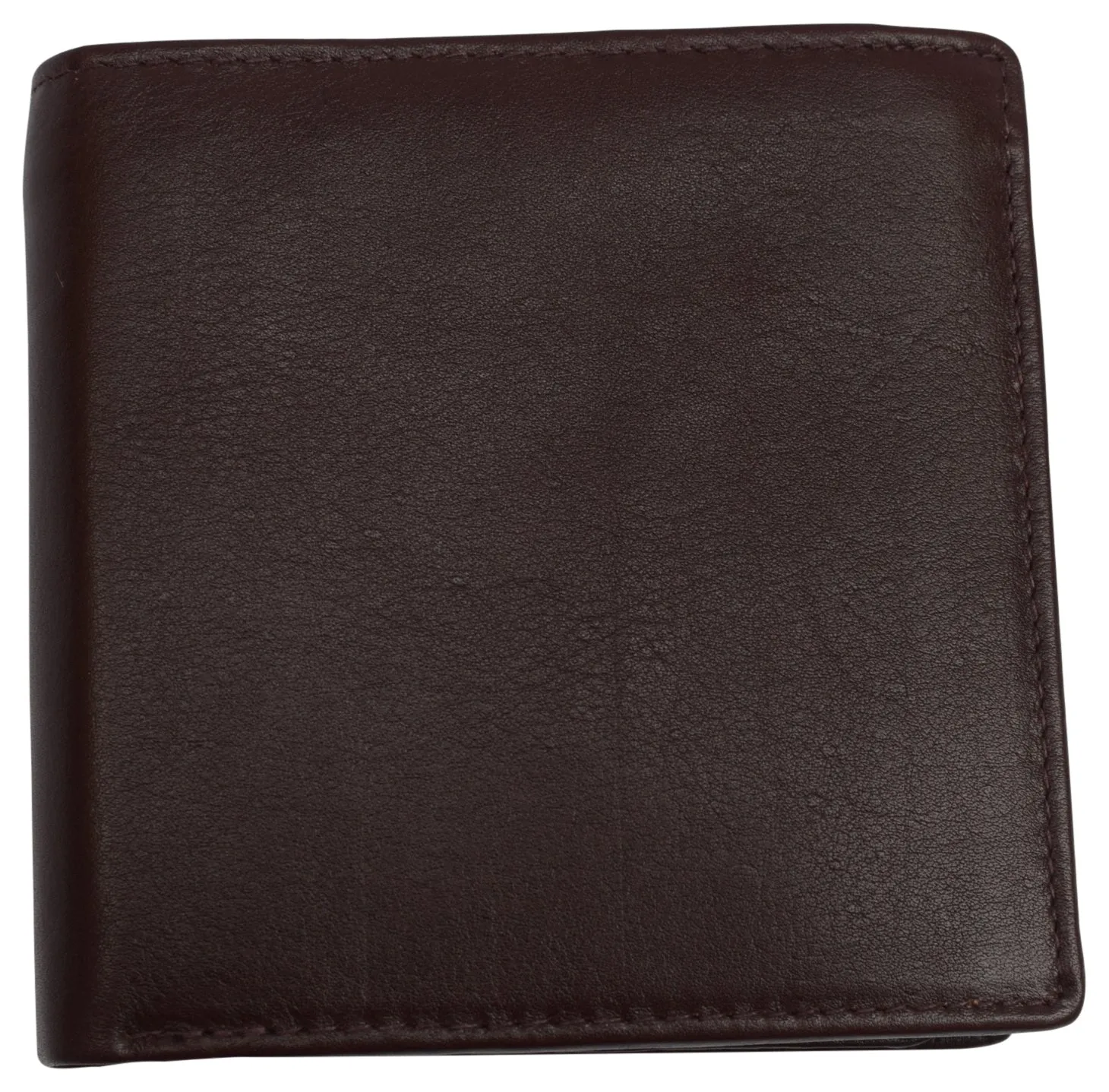 RFID Blocking Hipster Bifold Dual Genuine Leather Men's Wallet 632192