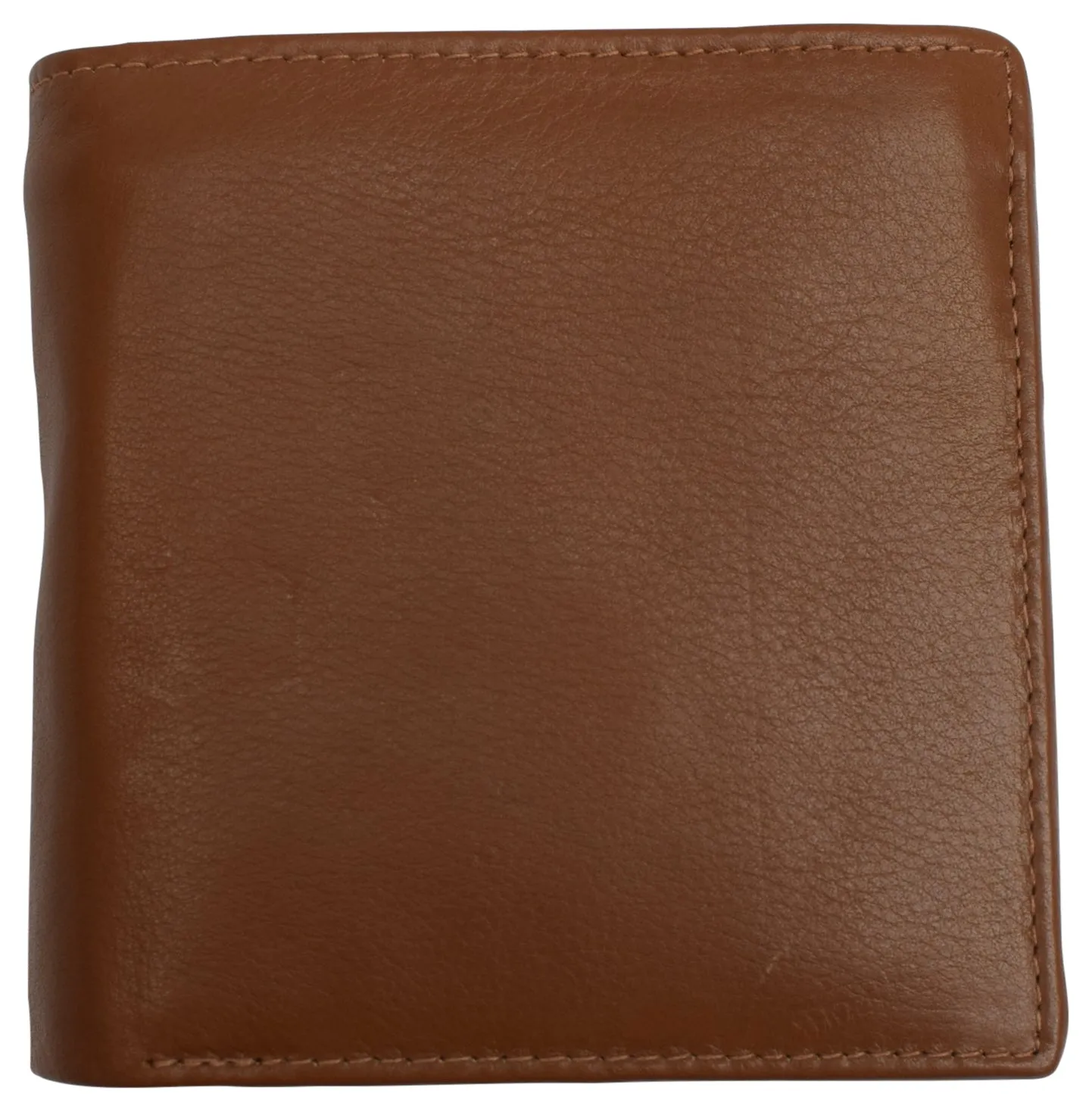 RFID Blocking Hipster Bifold Dual Genuine Leather Men's Wallet 632192