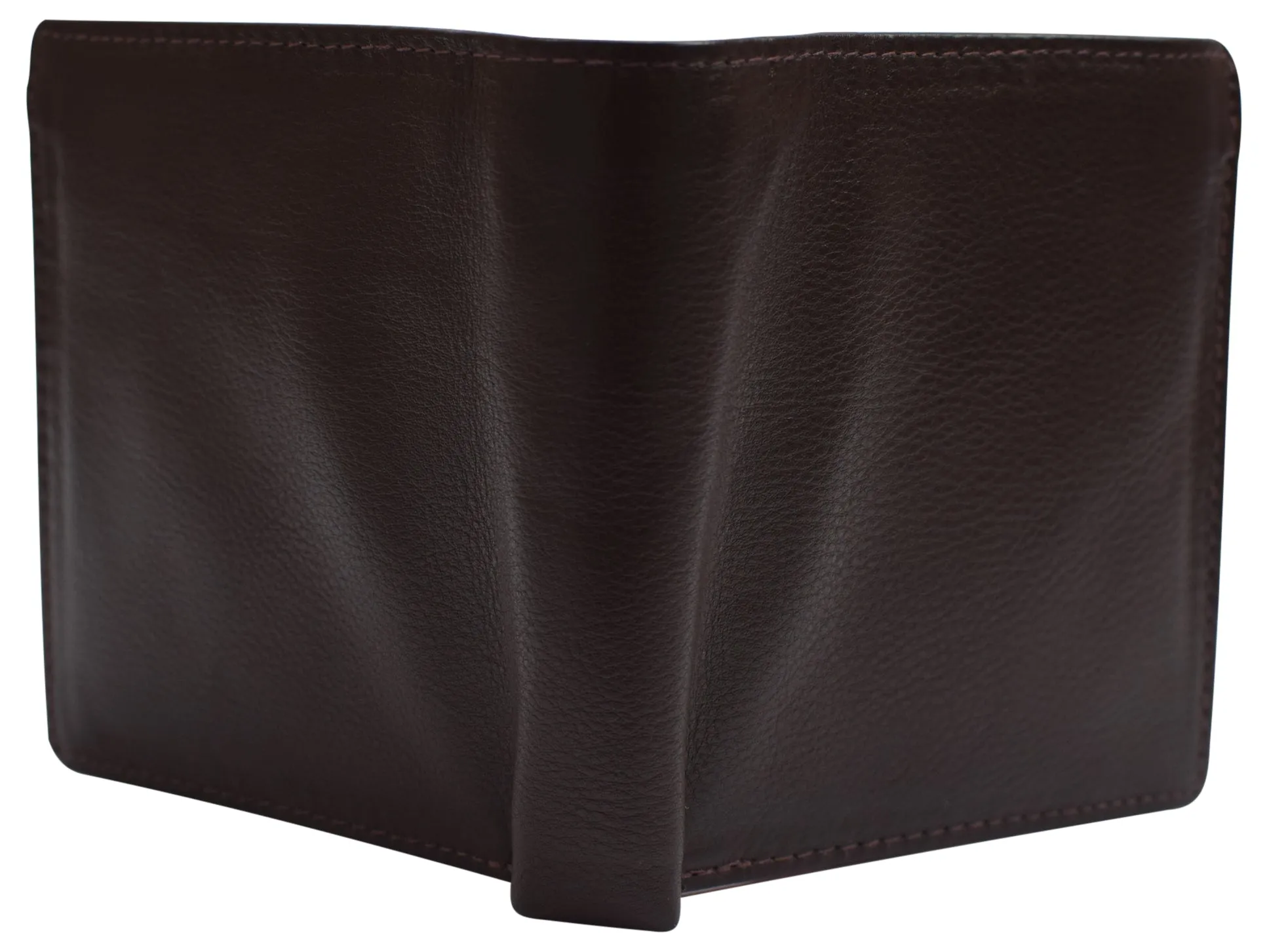 RFID Blocking Hipster Bifold Dual Genuine Leather Men's Wallet 632192