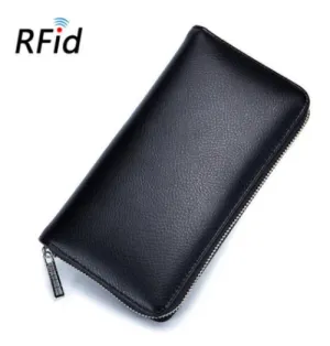 RFID Leather 36-Card Wallet