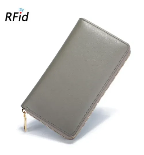 RFID Leather 36-Card Wallet