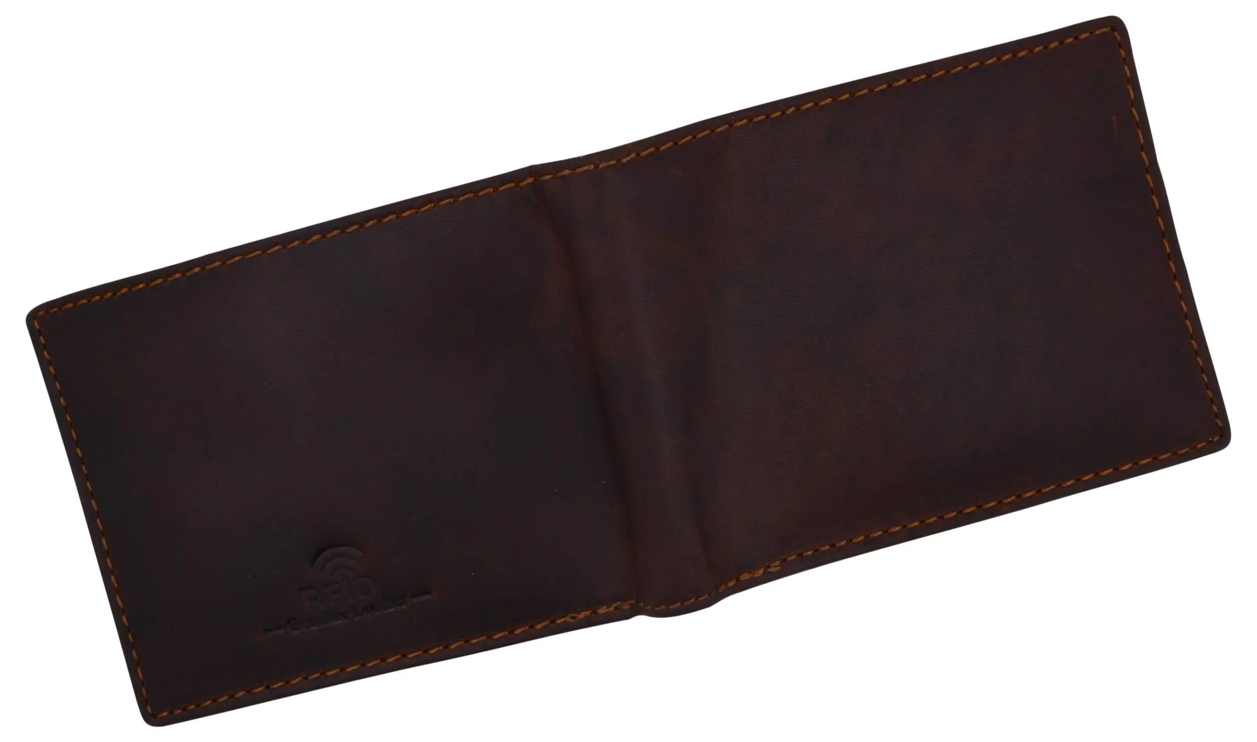 RFID Men's Slim Classic Bifold Credit Card ID Premium Vintage Leather Wallet RFID610060RHU