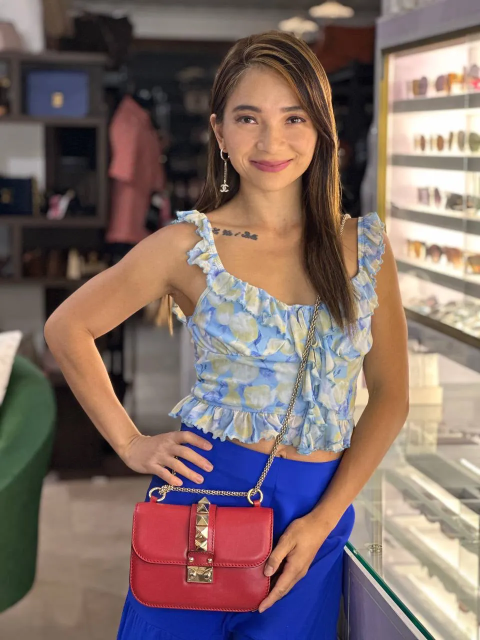 Rockstud Glam Lock Flap Bag