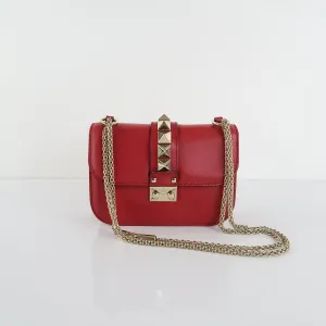 Rockstud Glam Lock Flap Bag