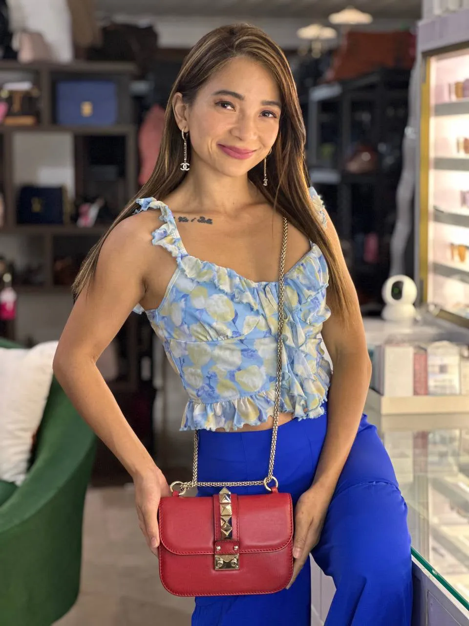 Rockstud Glam Lock Flap Bag