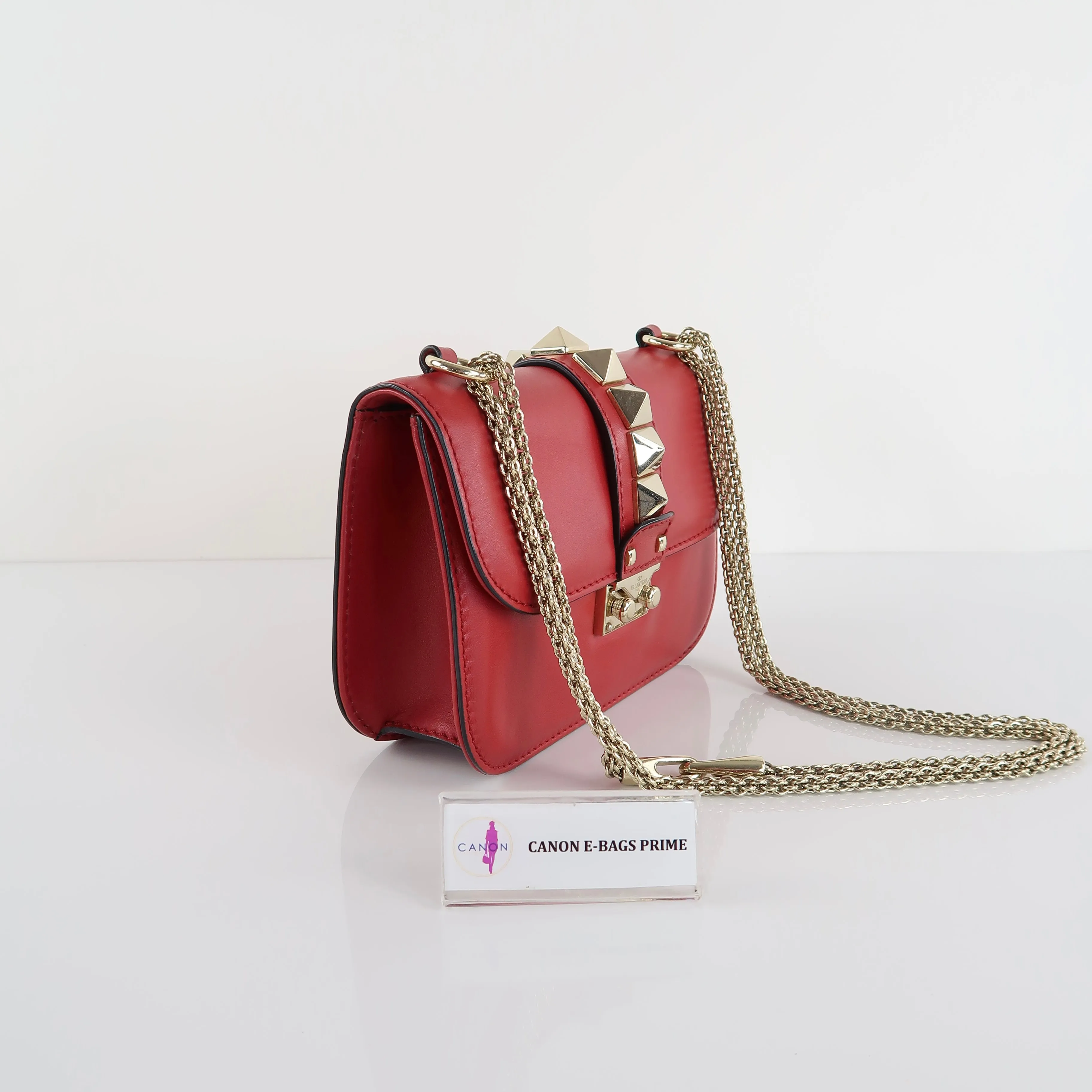 Rockstud Glam Lock Flap Bag