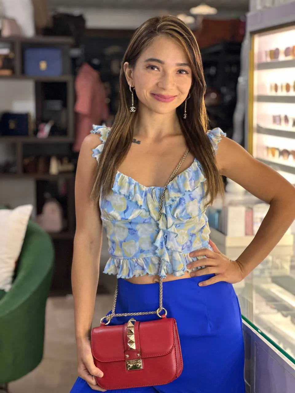 Rockstud Glam Lock Flap Bag