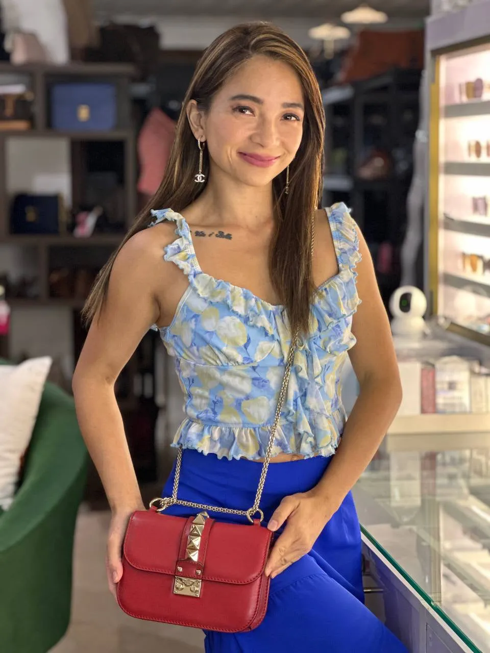 Rockstud Glam Lock Flap Bag