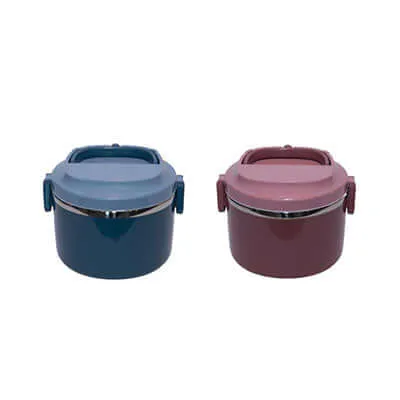 Round Single Layer Lunch Box 1000ml