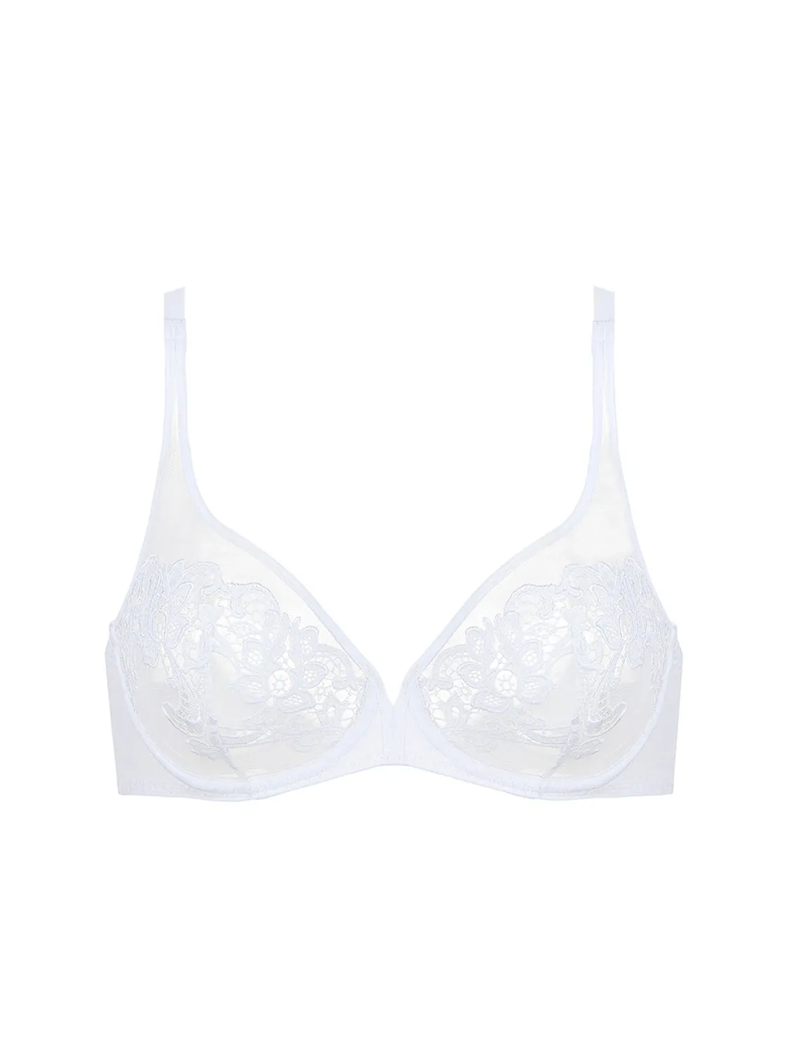 Saga Full Coverage Plunge - White