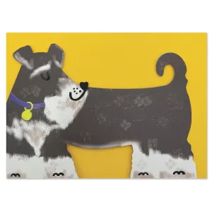 Schnauzer Dog Card