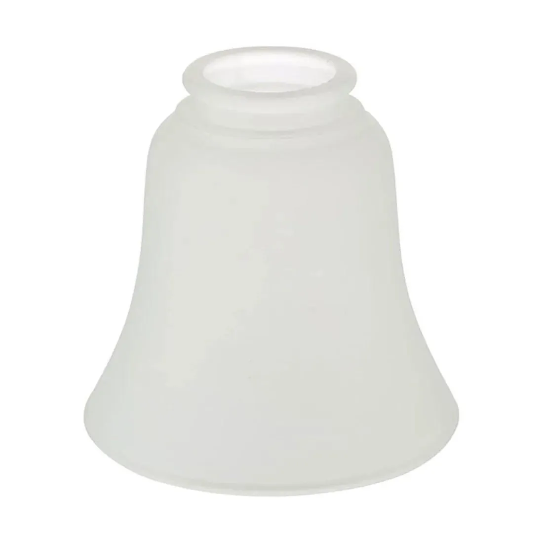 Screw Fixed Frosted Glass Shades Bell Shaped Glass Shade Covers Ceiling Fan Lamp Replacements for Chandelier Wall Sconces