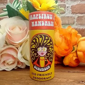 Scrubber Natural Deodorant Stick - Grapefruit & Mandarin