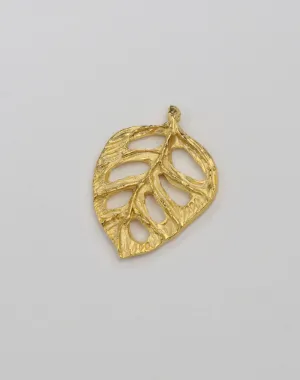 Sculpted Leaf, 27x19mm (1pc)