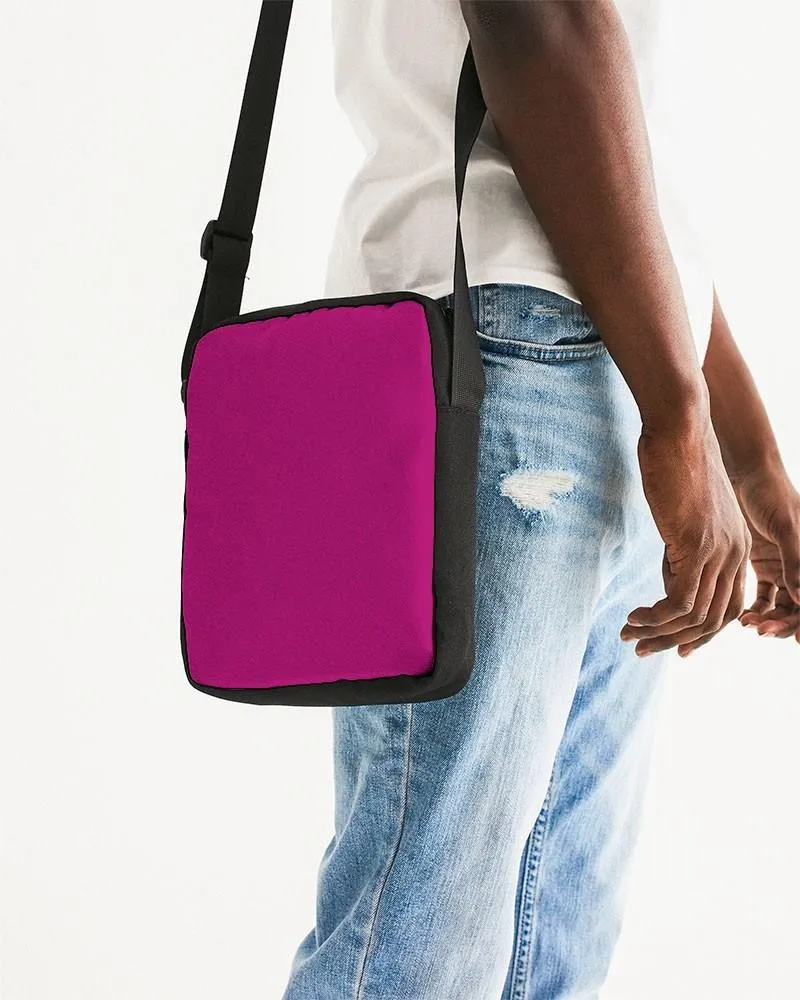 Shaded Magenta Messenger Pouch | C0M100Y0K30