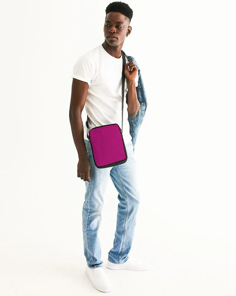 Shaded Magenta Messenger Pouch | C0M100Y0K30