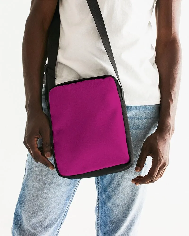 Shaded Magenta Messenger Pouch | C0M100Y0K30