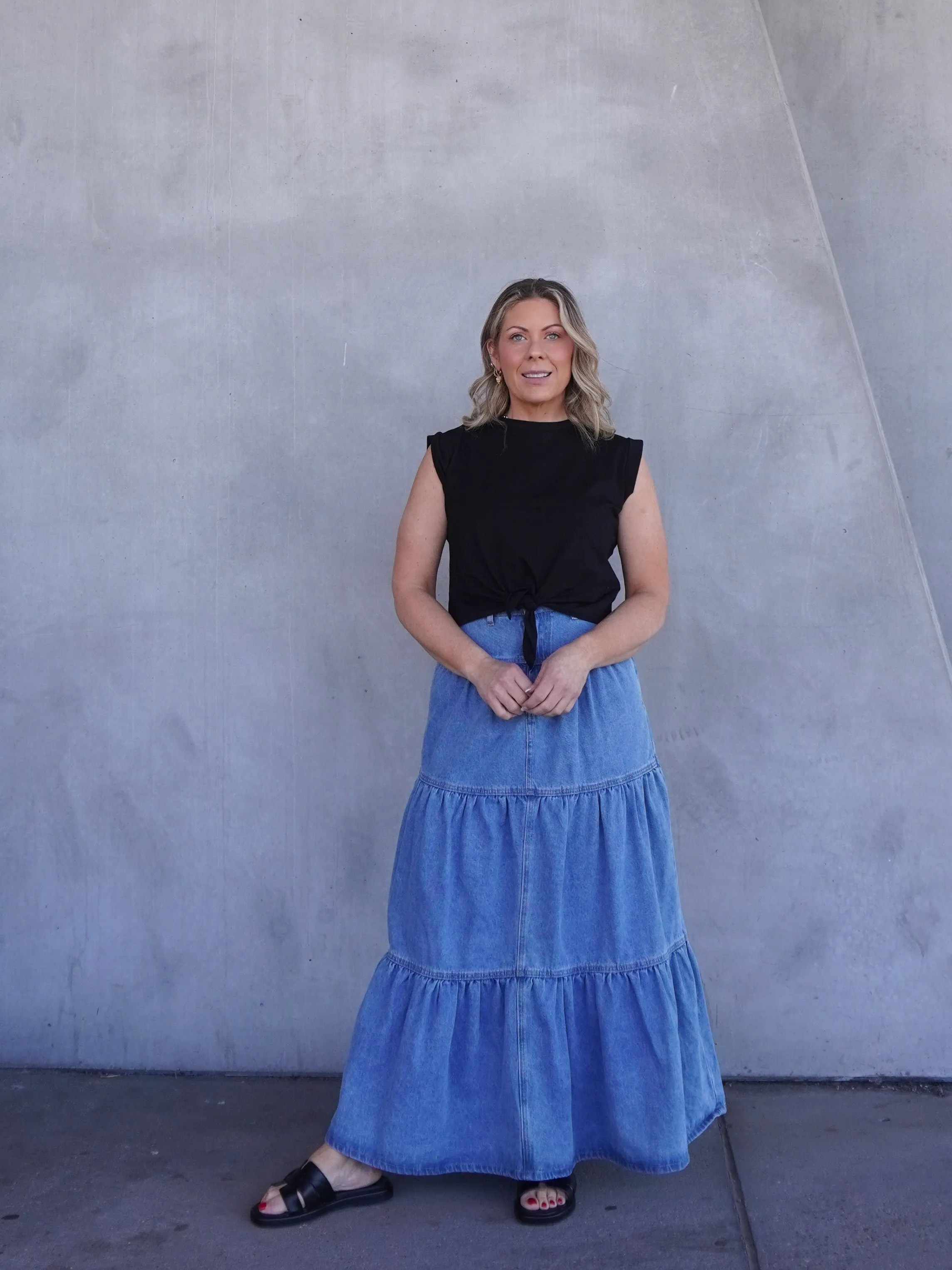 Shay Denim Skirt
