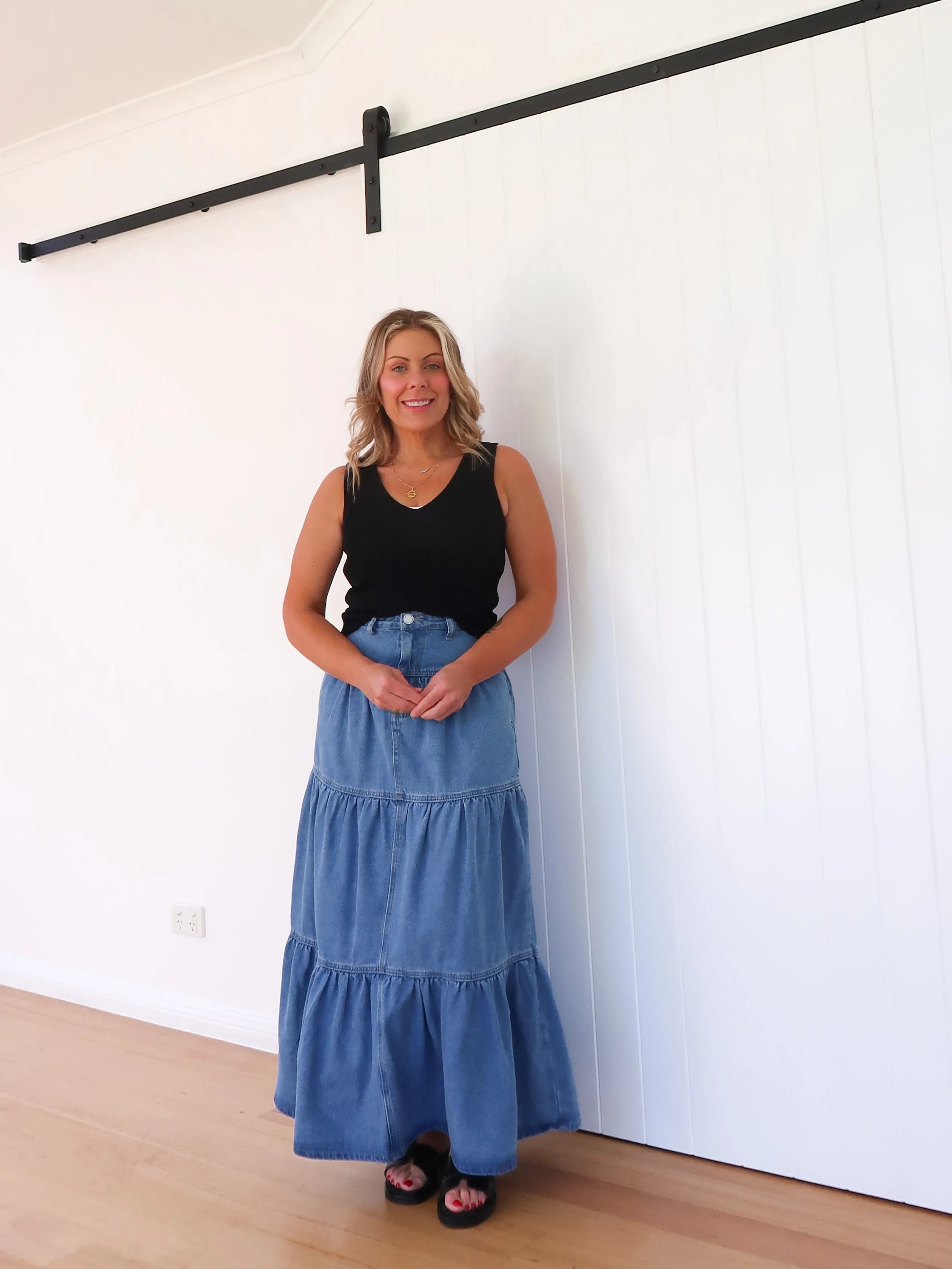 Shay Denim Skirt