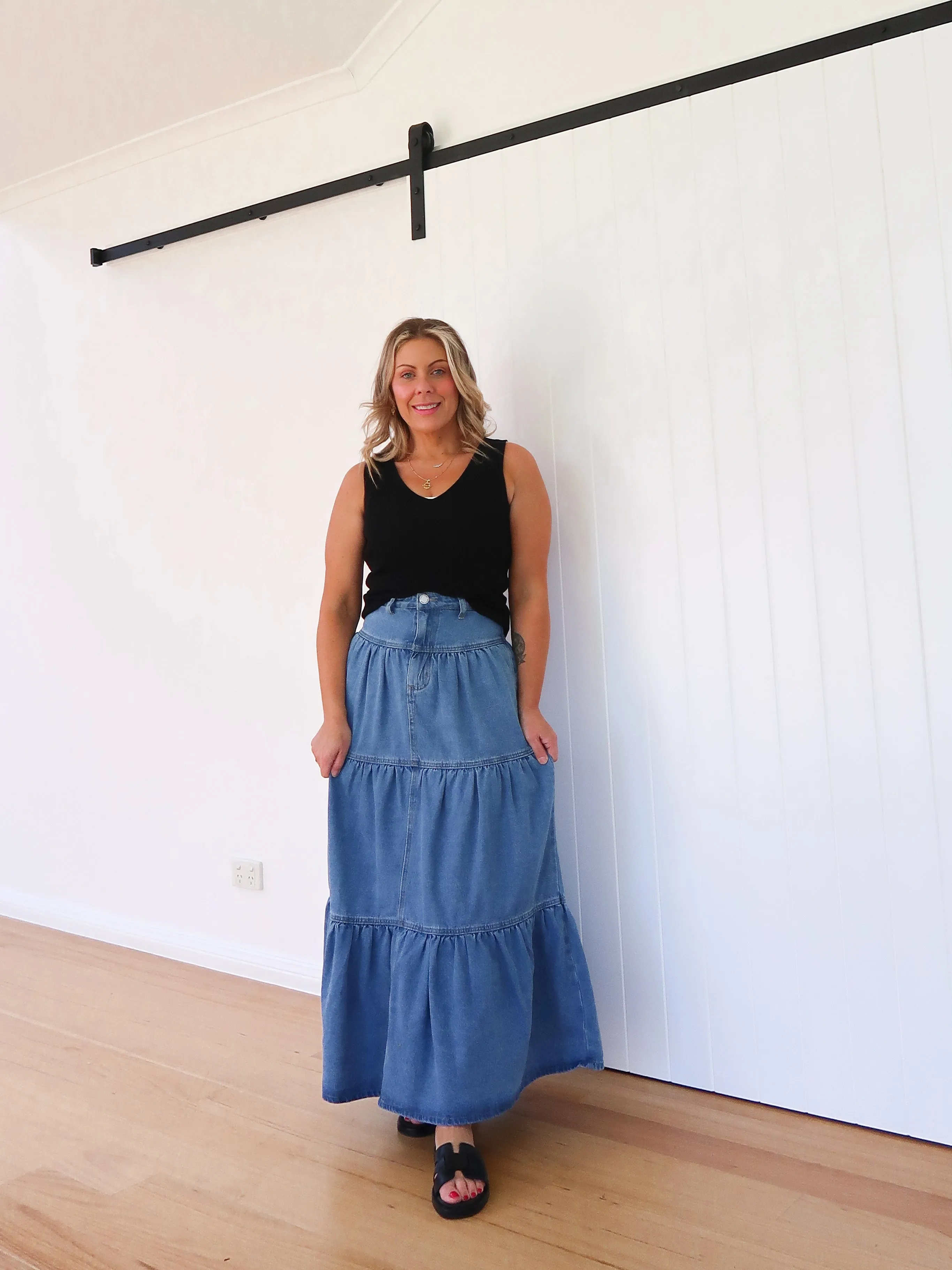 Shay Denim Skirt