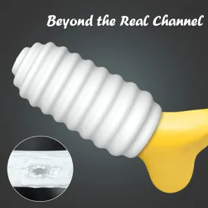 Silicone Pocket Pussy Cock Sleeve - Lifelike Vagina Penis Masturbation Cup Sex Toys for Men